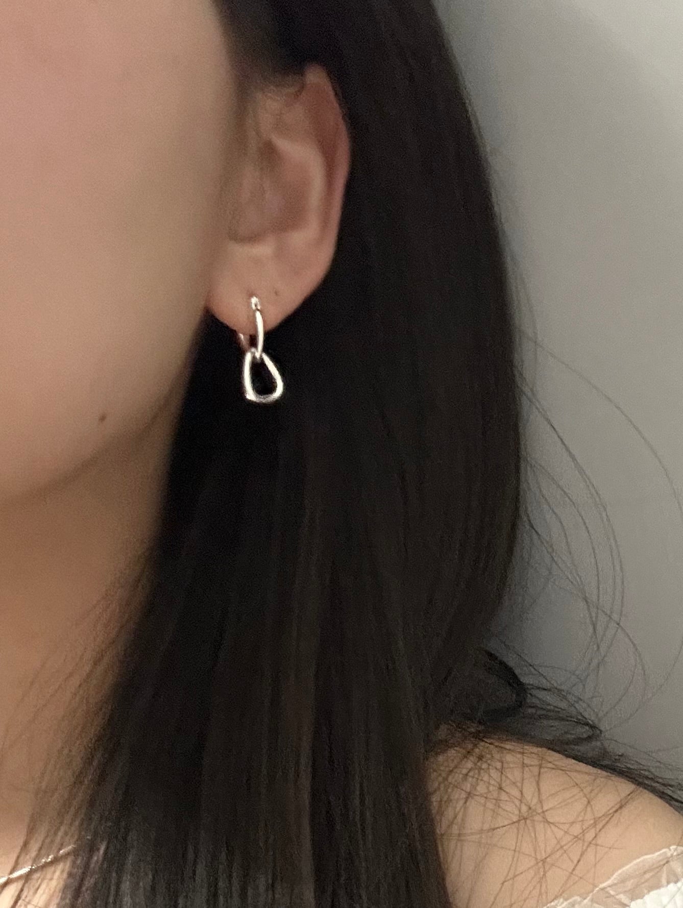 Irregular Earrings with Two Wearing Styles