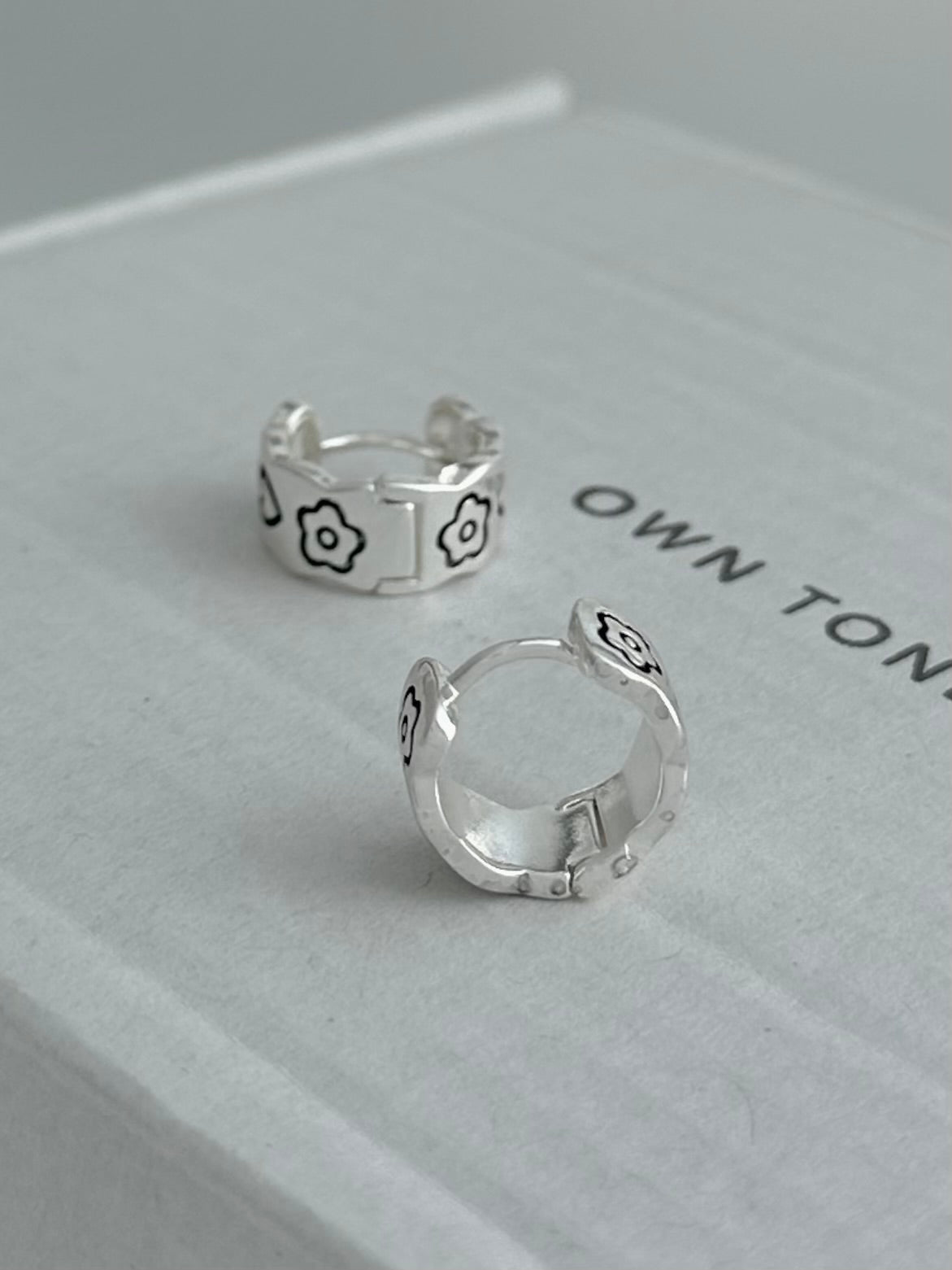 Patterned Ear Hoops