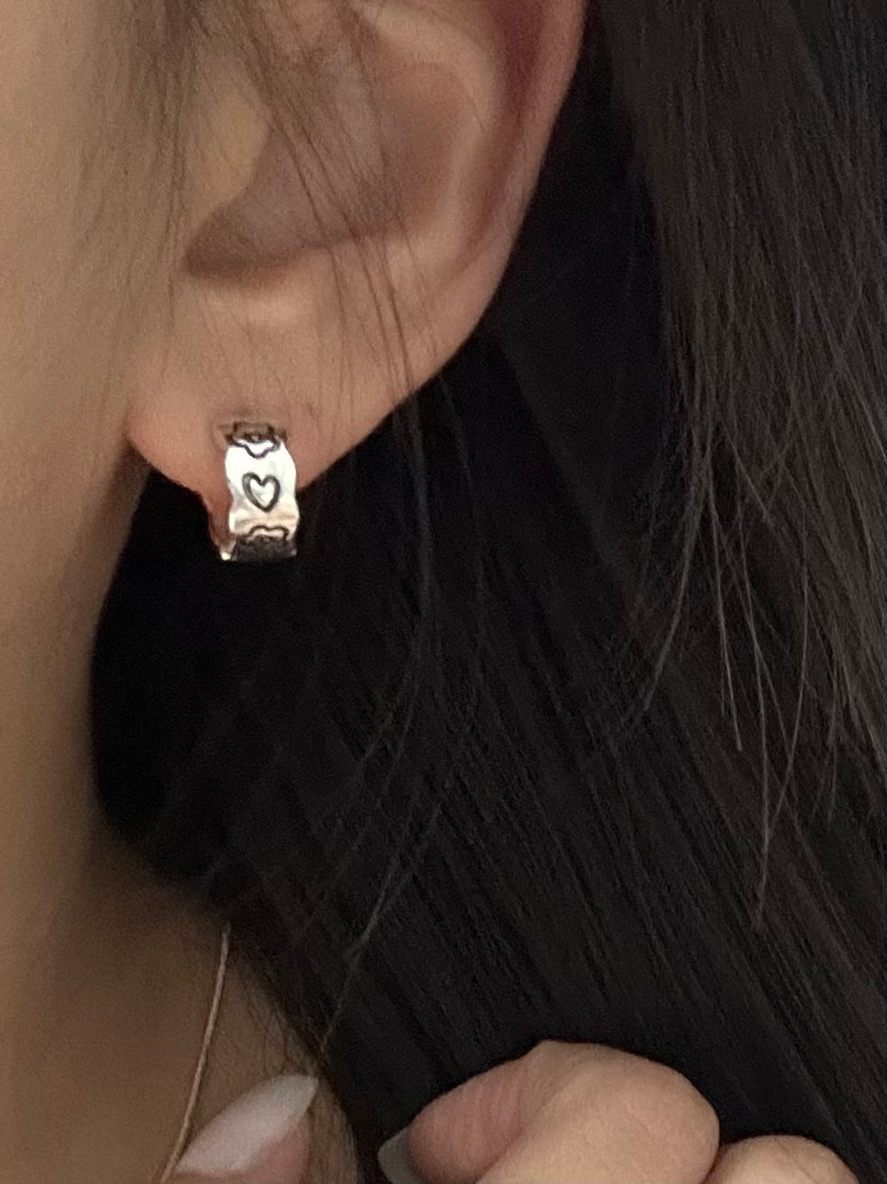 Patterned Ear Hoops