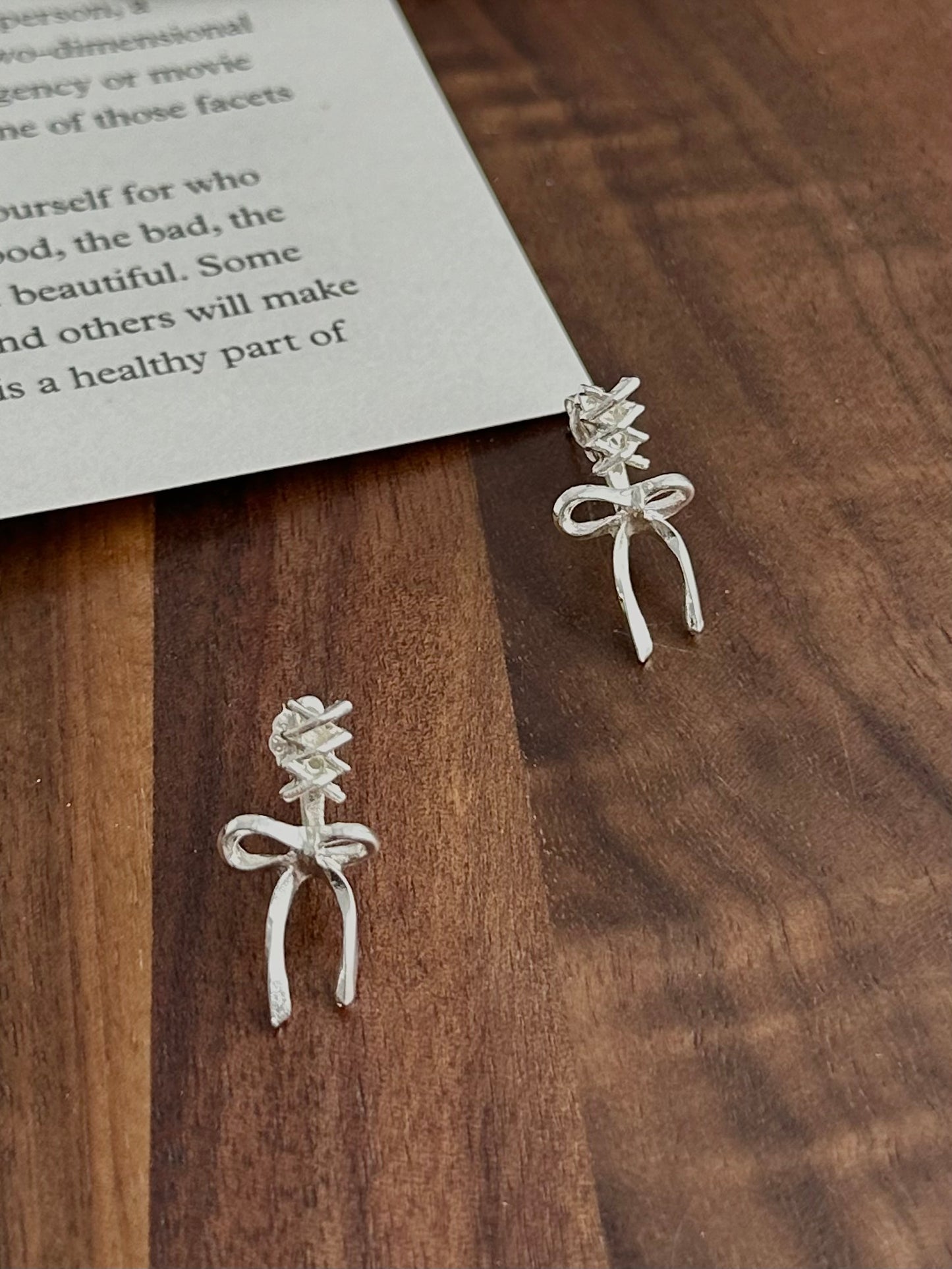 X Bow Earrings