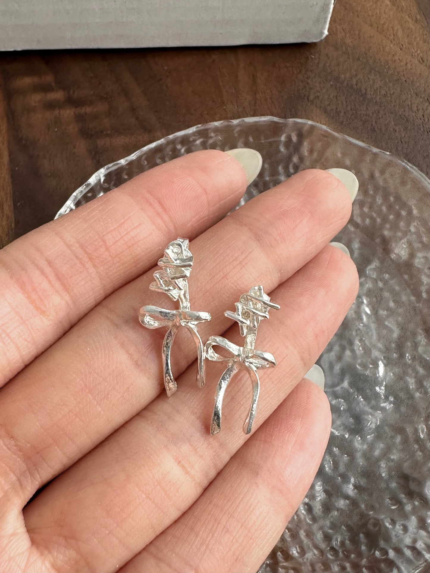 X Bow Earrings