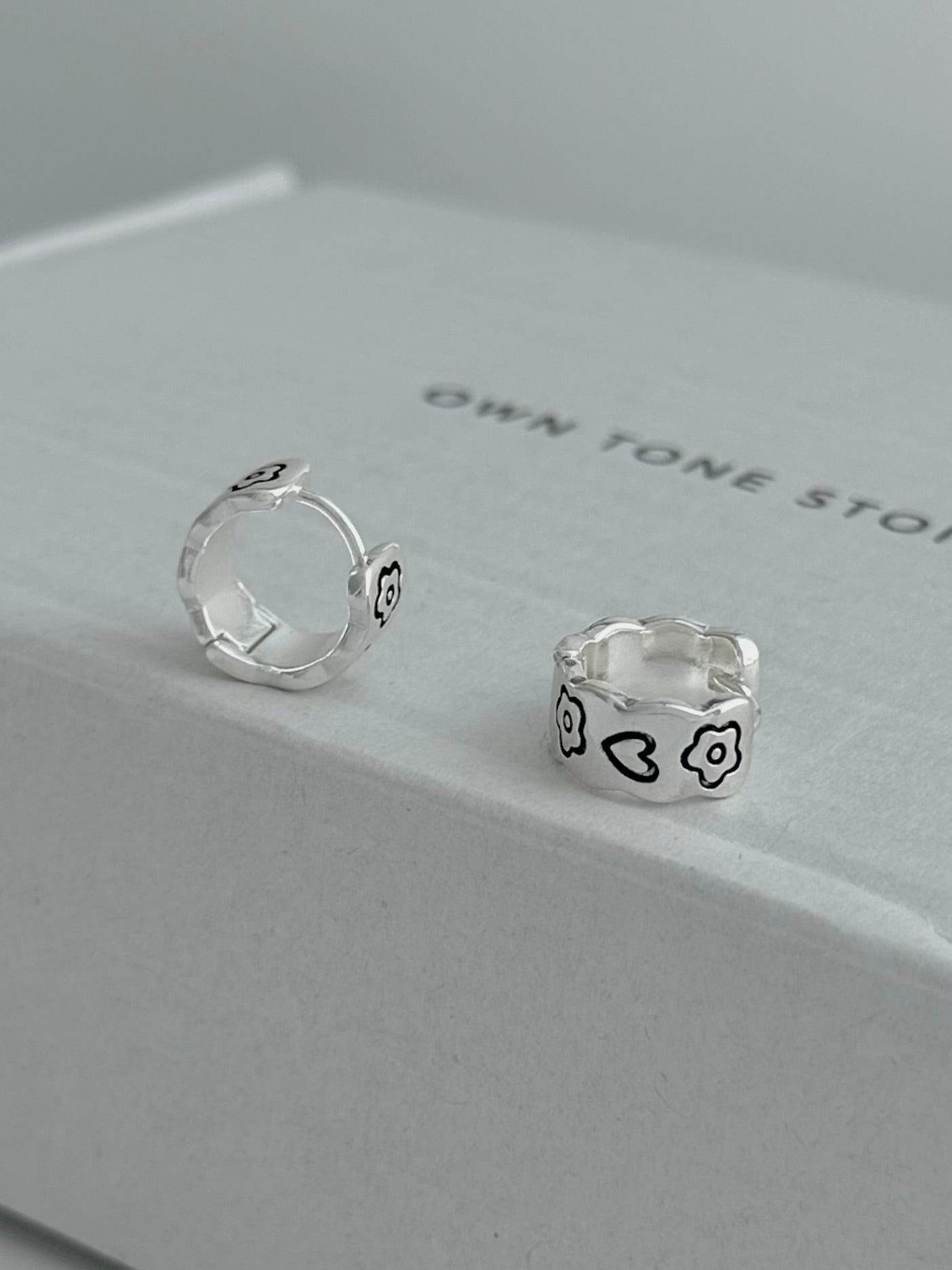 Patterned Ear Hoops