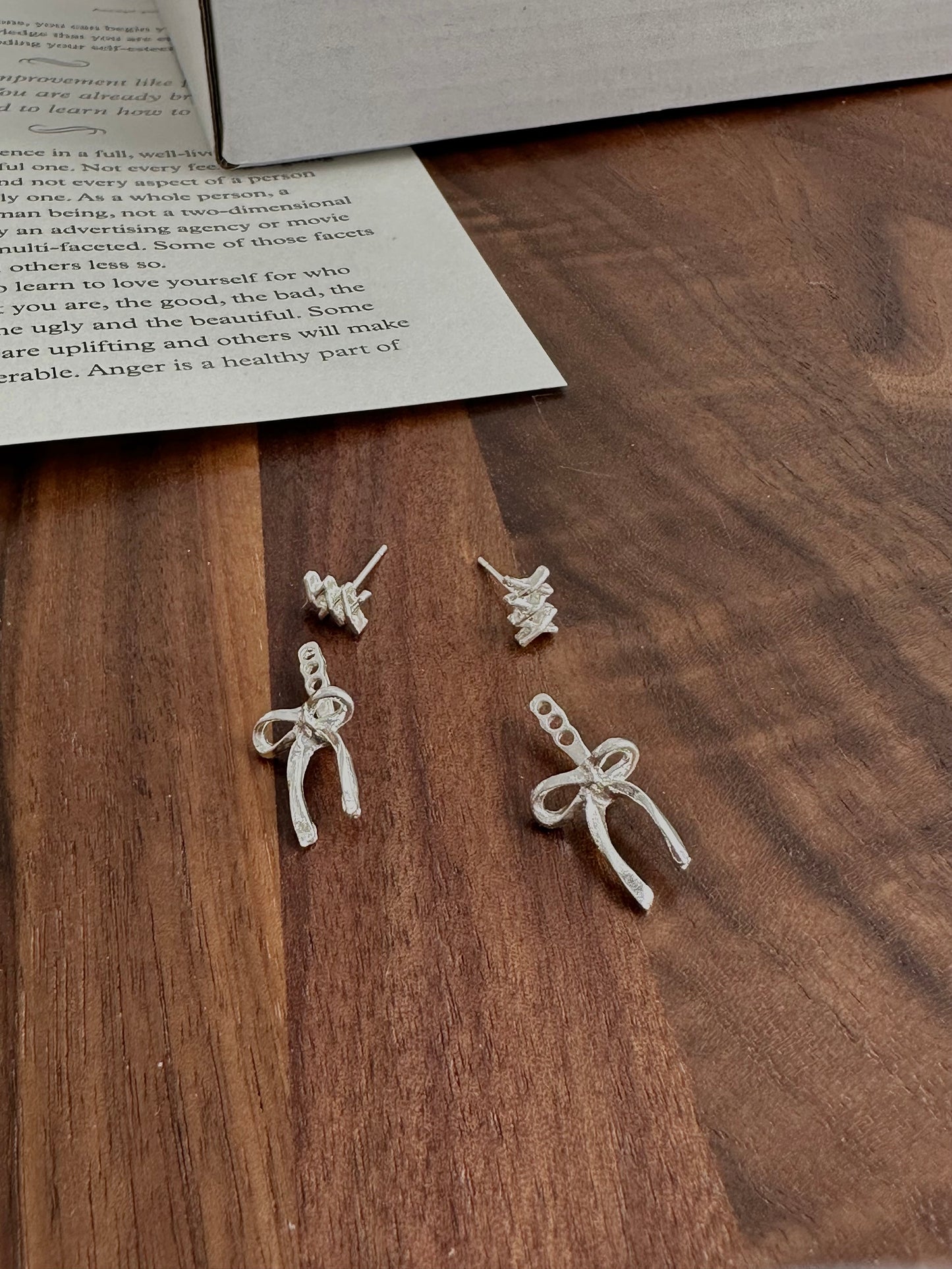 X Bow Earrings