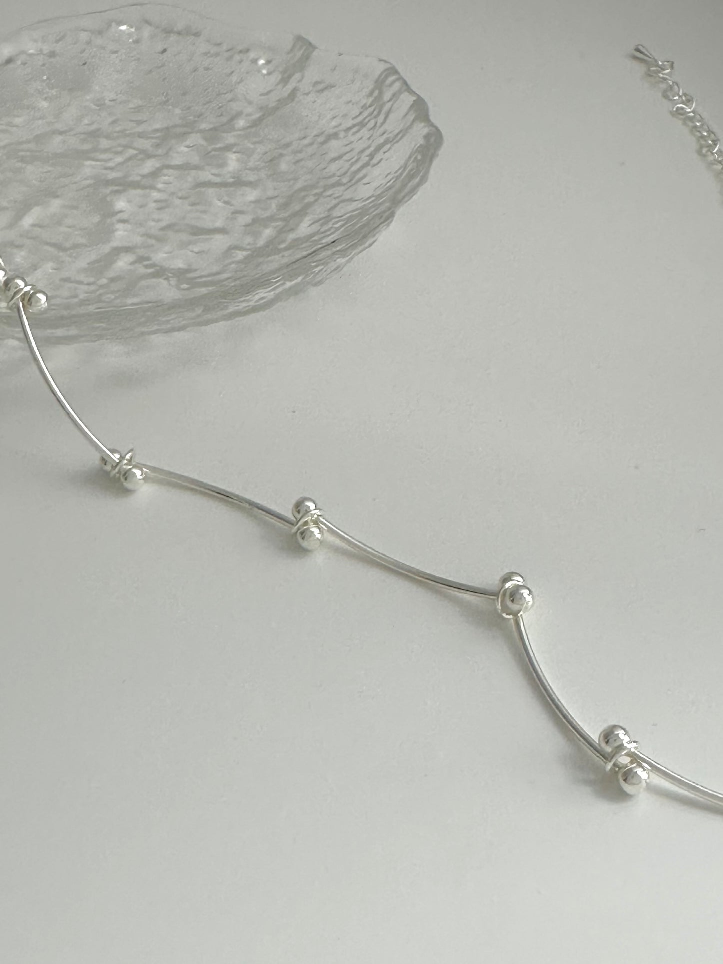 Crossed Bead Necklace
