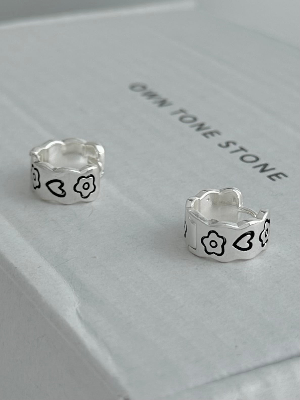 Patterned Ear Hoops