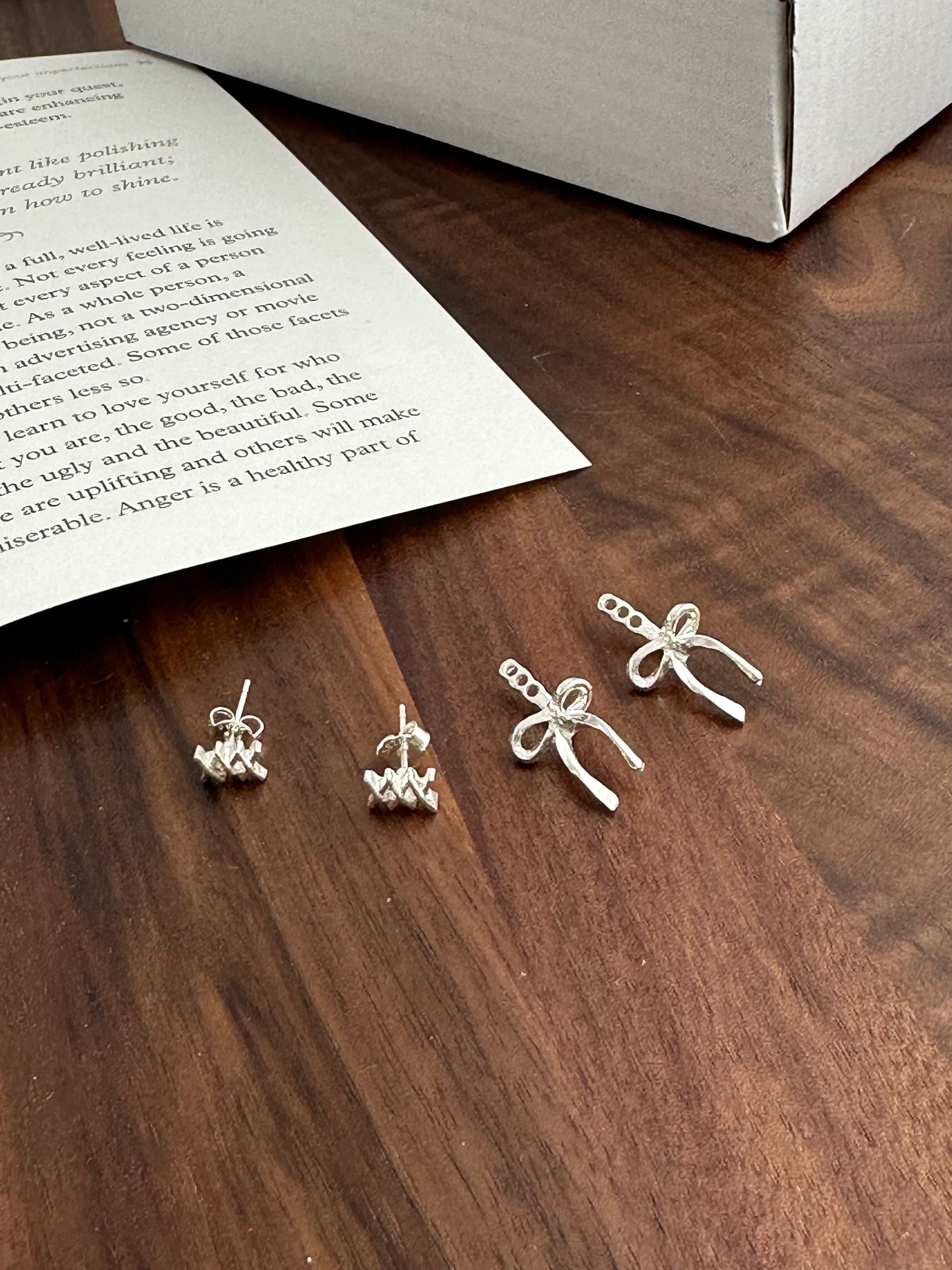 X Bow Earrings