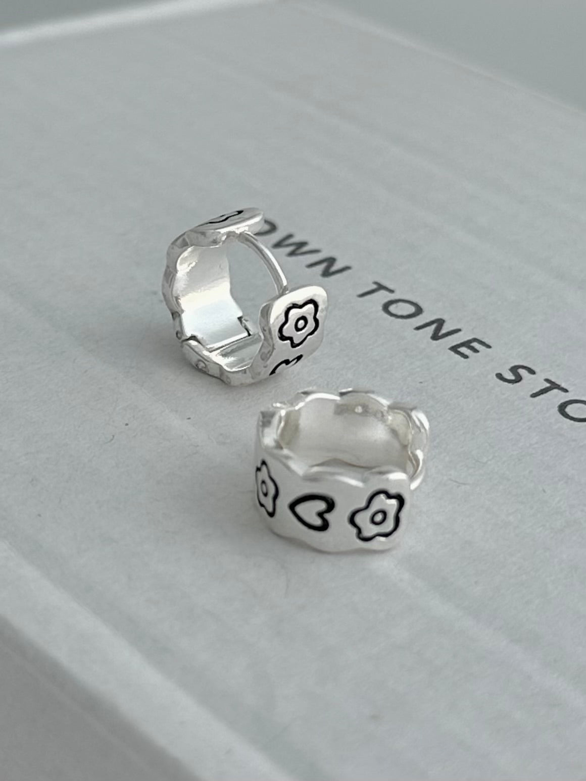 Patterned Ear Hoops