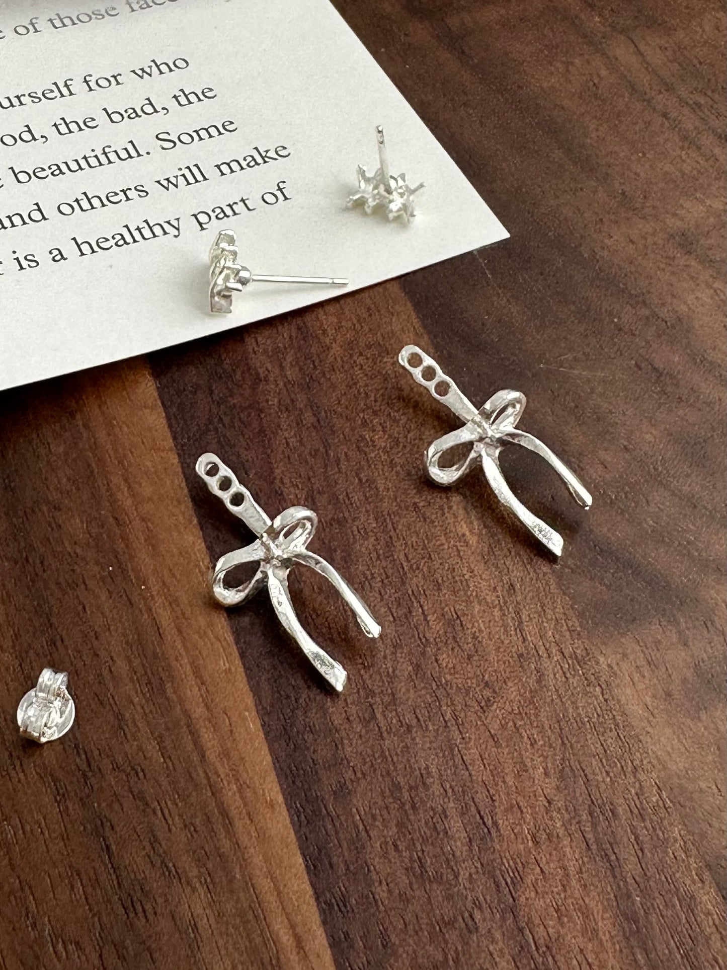 X Bow Earrings