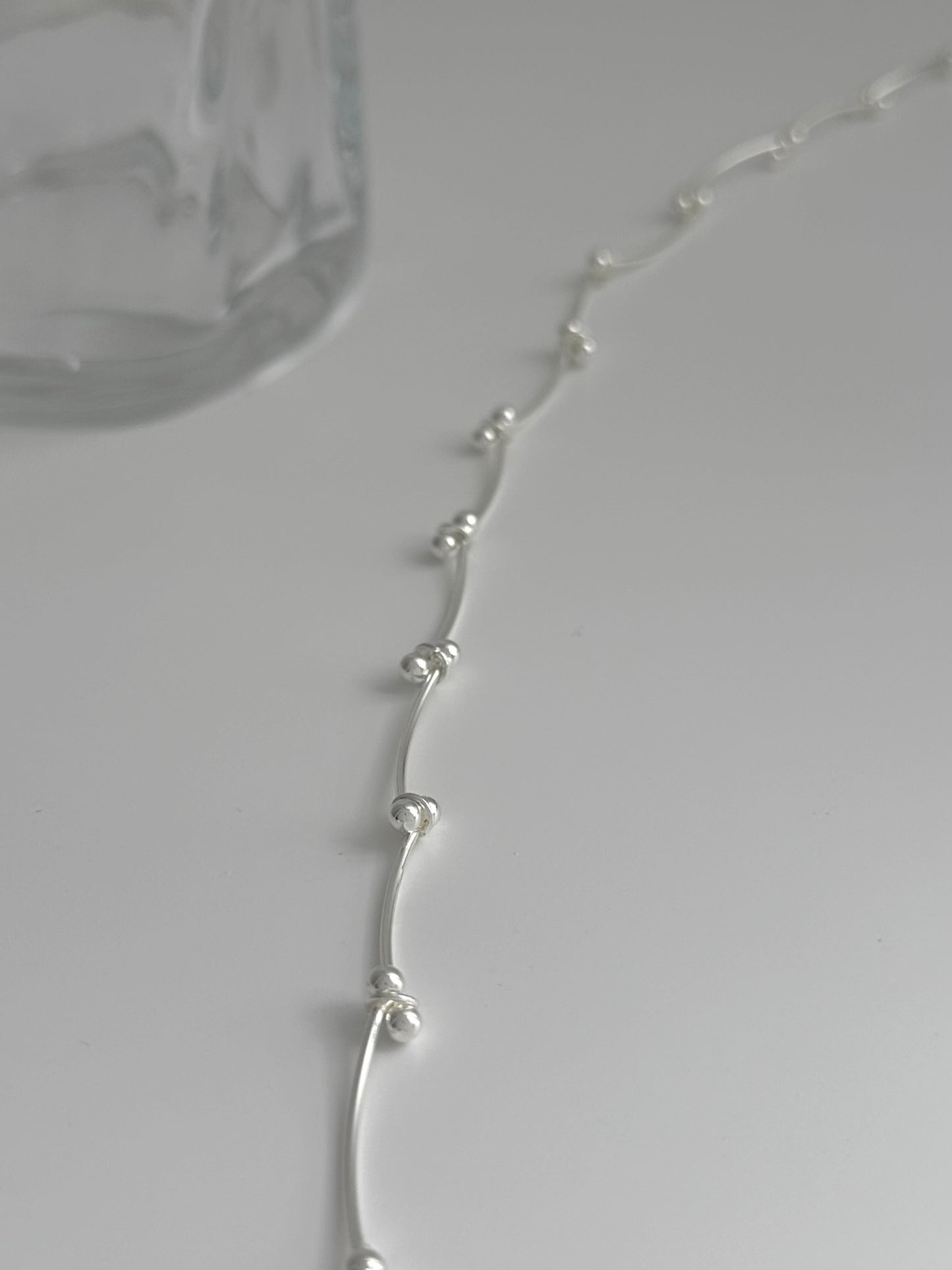 Crossed Bead Necklace